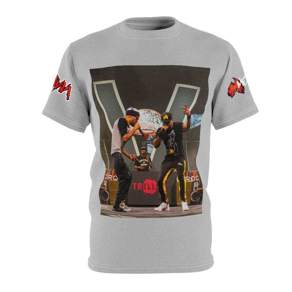 Red & Mef Concert Tee  ( BLACK ) ..  All Over Tee