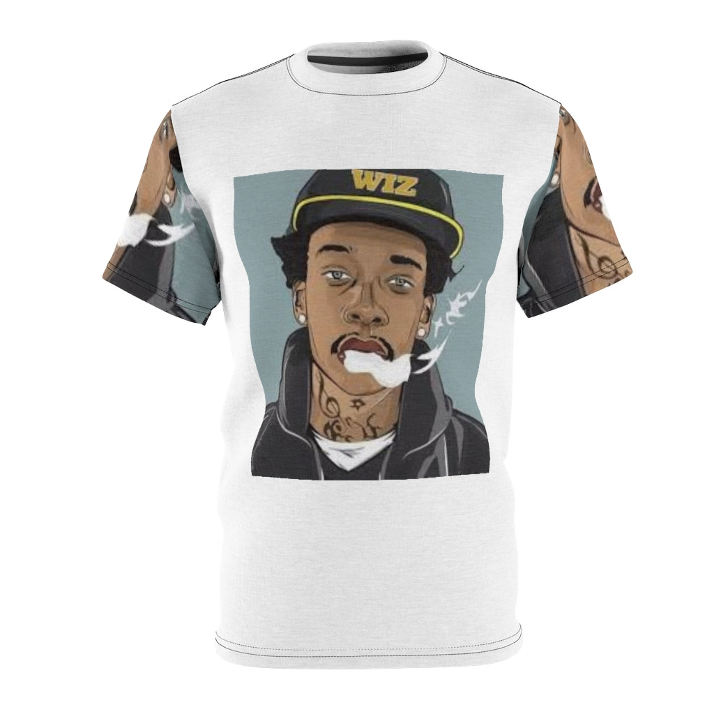 THE WIZ  ( WHITE ) ..  All Over Tee