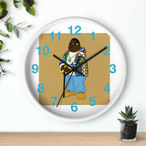 THROWBACK BABY BLUE COO Wall clock