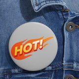 HOT (SILVER) ! Custom Pin / Button