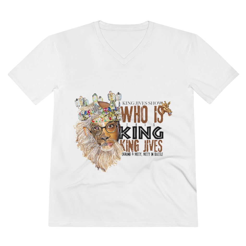 Who Is This King? King Jives V-Neck Tee