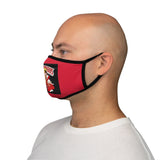 CHI-TOWN BACKWOOD ( RED )Fitted Polyester Face Mask