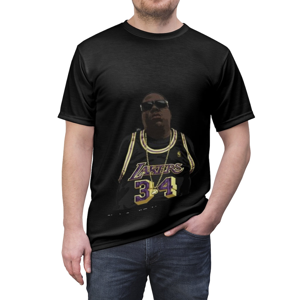 BIG LAKER .. (BLACK) ..  All Over Tee