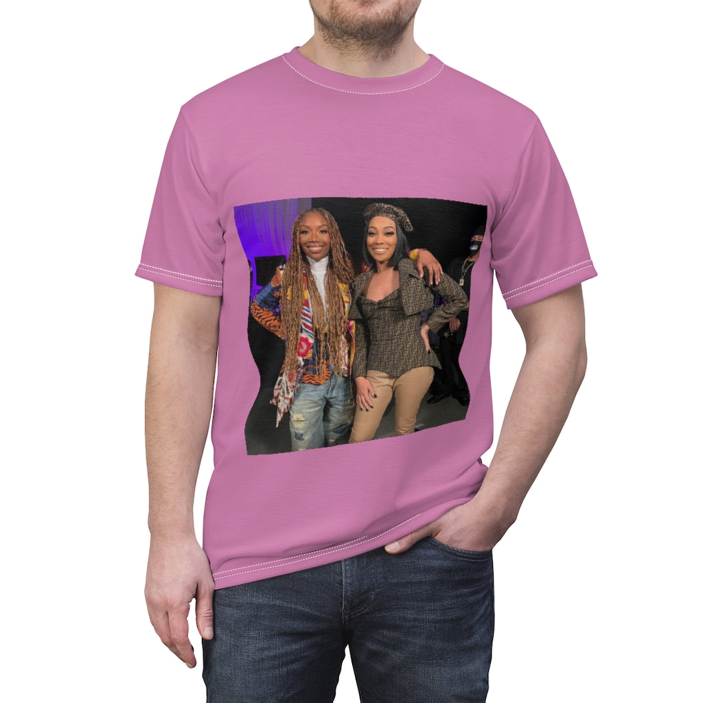 BRANDY & MONICA (PINK) All Over Tee