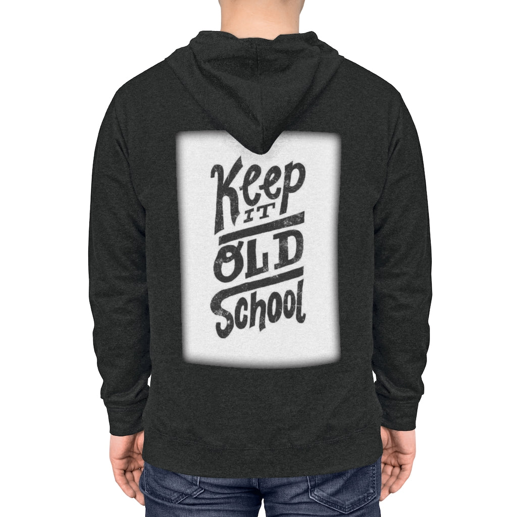 Keep it Old School  Lightweight Hoodie