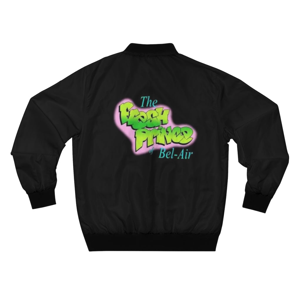 Fresh Prince Unisex Black Bomber Jacket