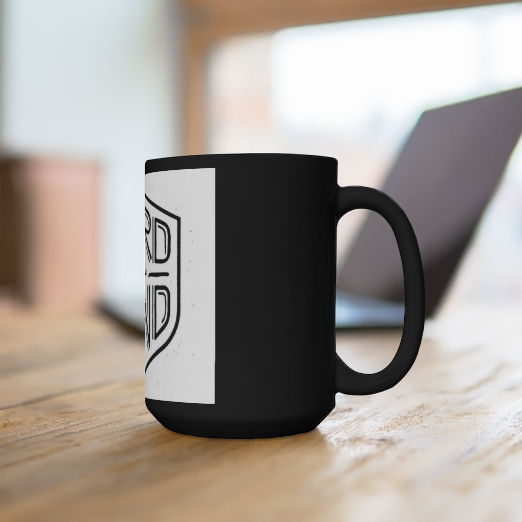 WORD IS BOND Black Mug 15oz