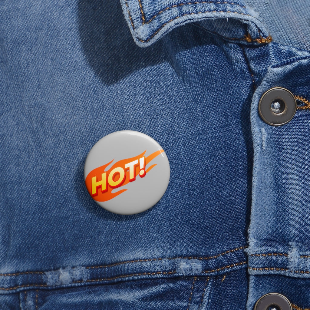 HOT (SILVER) ! Custom Pin / Button