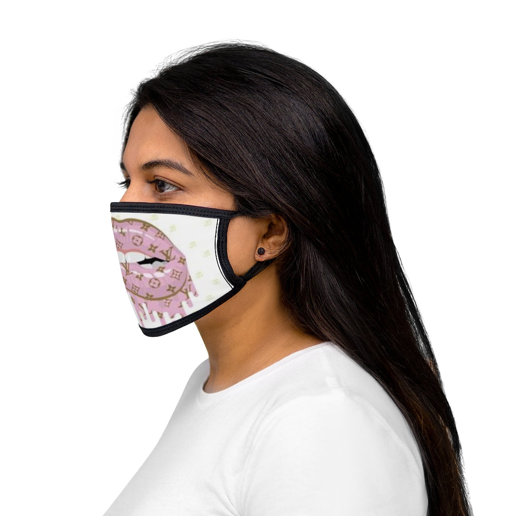 PINK-LIP COUTURE -Fabric Face Mask