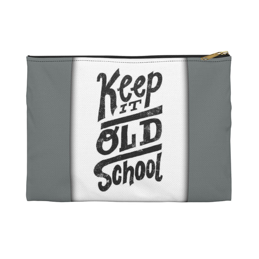 KEEP IT OLD SCHOOL gray Accessory Pouch