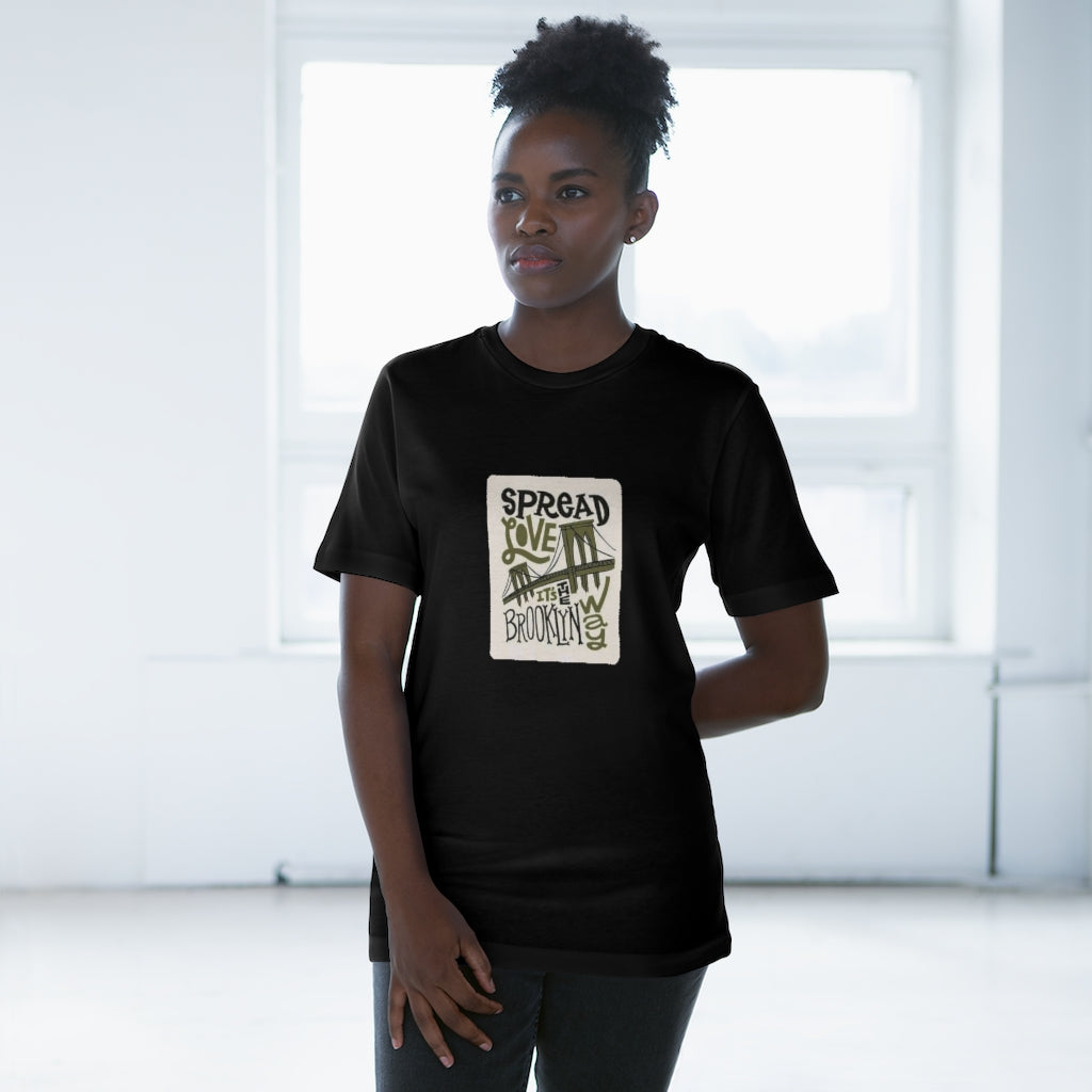 SPREAD LOVE ITS THE BROOKLYN WAY Unisex Deluxe T-shirt