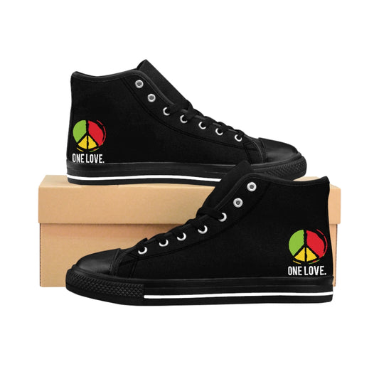 ONE LOVE. BLACK High-top Sneakers