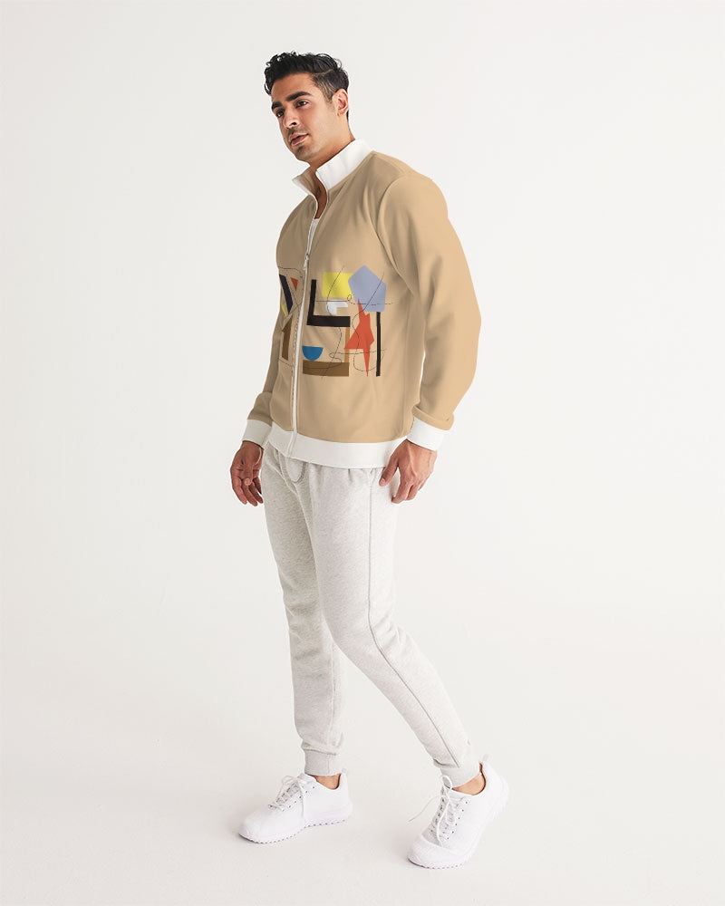 Neutral Color Men's Track Jacket