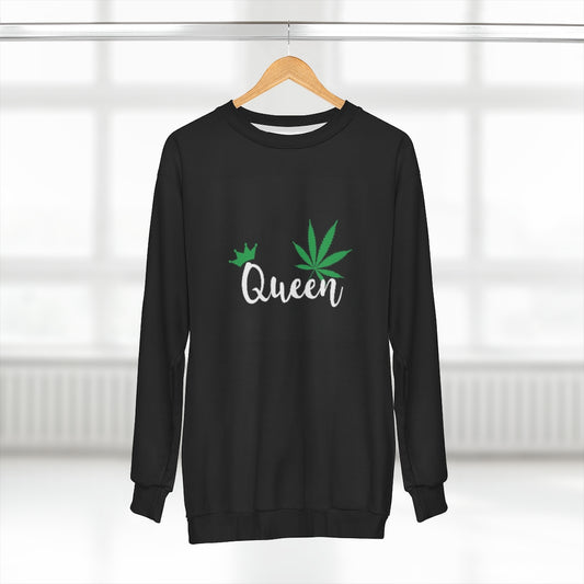 BUZZ QUEEN  (BLACK) AOP Unisex Sweatshirt