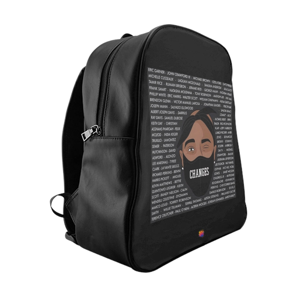 Black Changes Graphic  Backpack