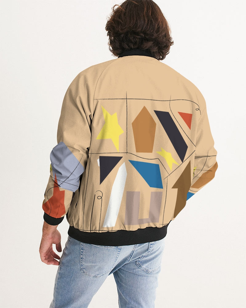 Neutral Color Men's Bomber Jacket