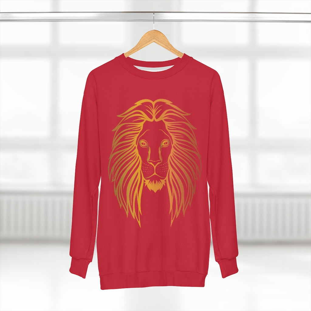 TRUE KING OF THE J  (RED)  ..  AOP Unisex Sweatshirt