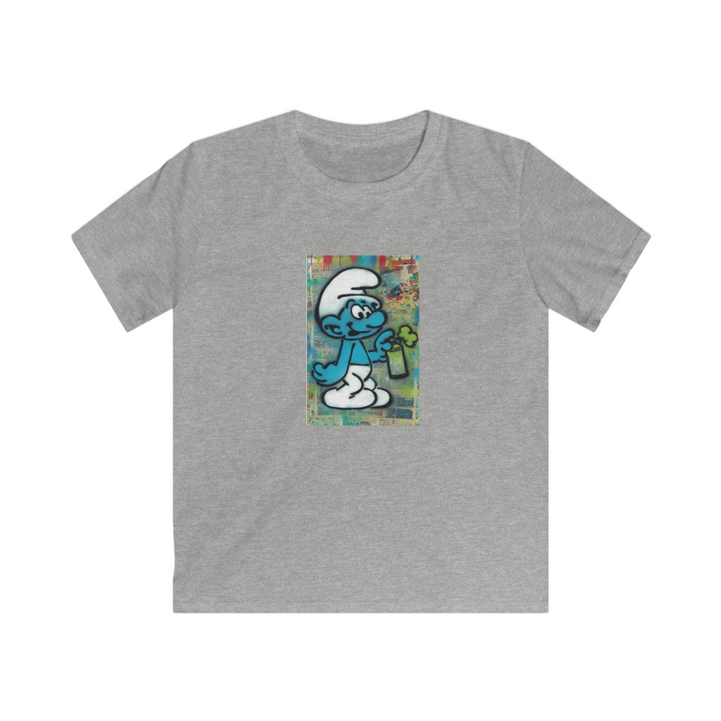 THROWBACK BLUE CARTOONS/ Kids Softstyle Tee