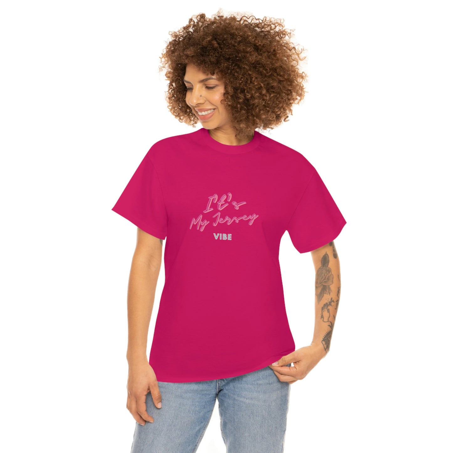 ITS MY JERSEY VIBE Unisex Heavy Cotton Tee