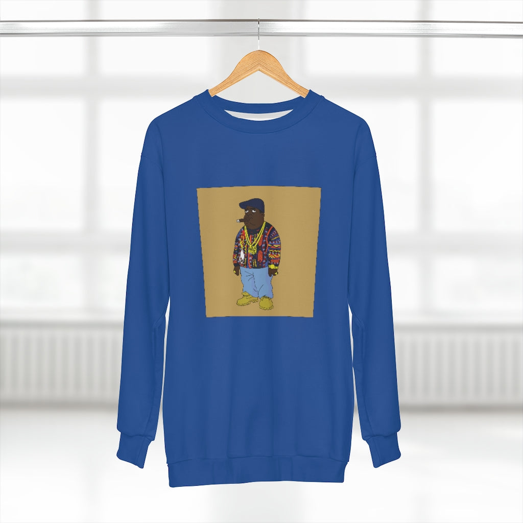 THROWBACK BIG (BLUE) COO  AOP Unisex Sweatshirt