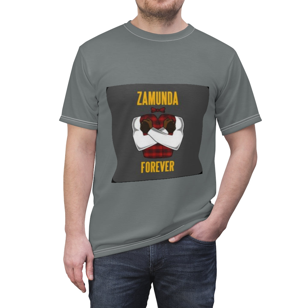 ZAMUNDA FOREVA .. (GRAY) ..  All Over Tee