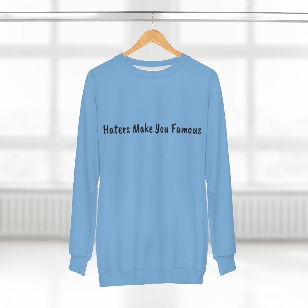 HATERS MAKE (BLUE) AOP Unisex Sweatshirt