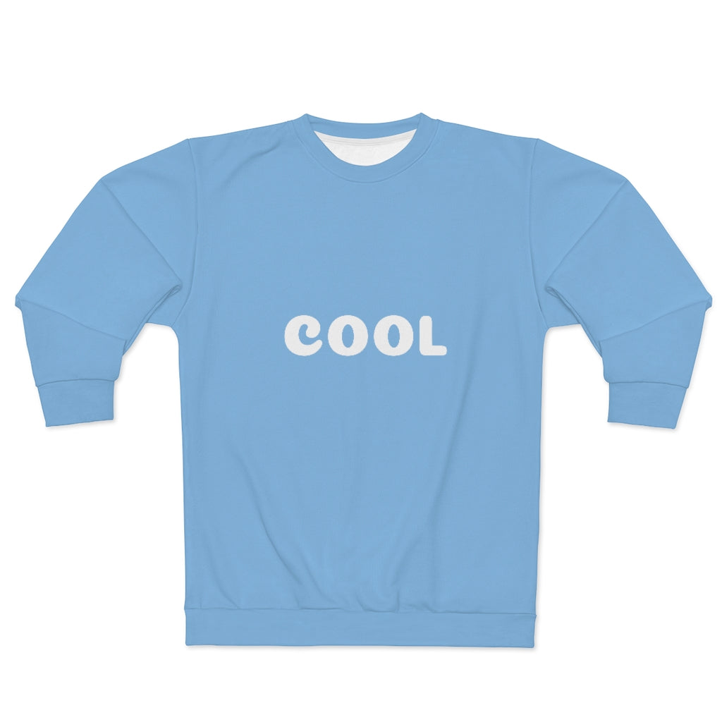 COOL .. (BABYBLUE/WHITE)  ..  AOP Unisex Sweatshirt