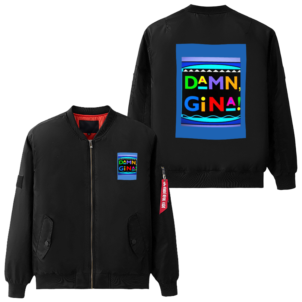 DAMN GINA Throwback  Air Force Suit Jackets Baseball Jacket