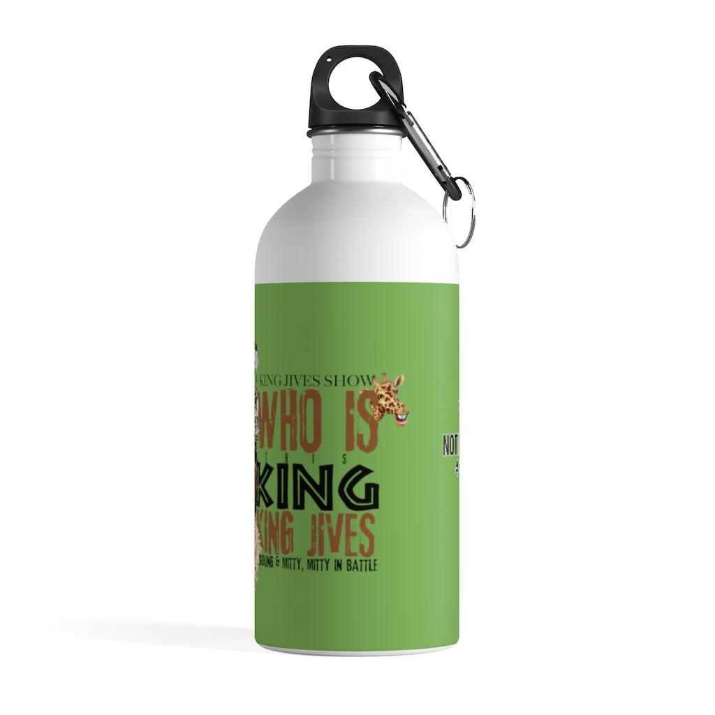 Who Is This King? Green Stainless Steel Water Bottle