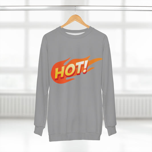 HOT! (SILVER) AOP Unisex Sweatshirt