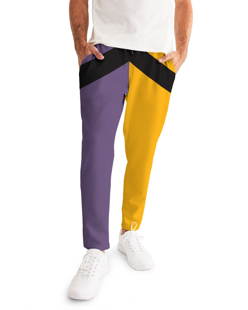 Pop Elements On Purple Men's Joggers