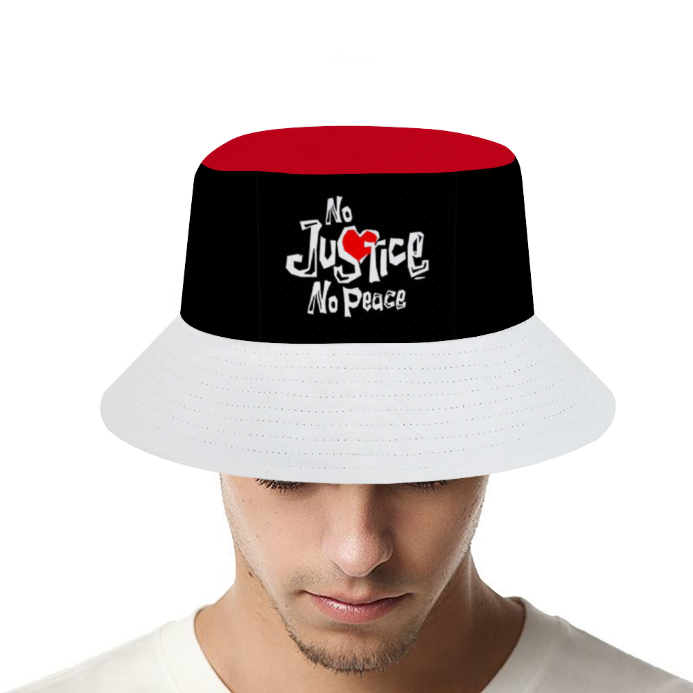 NO JUSTICE NO PEACE All Over Print Bucket Hat