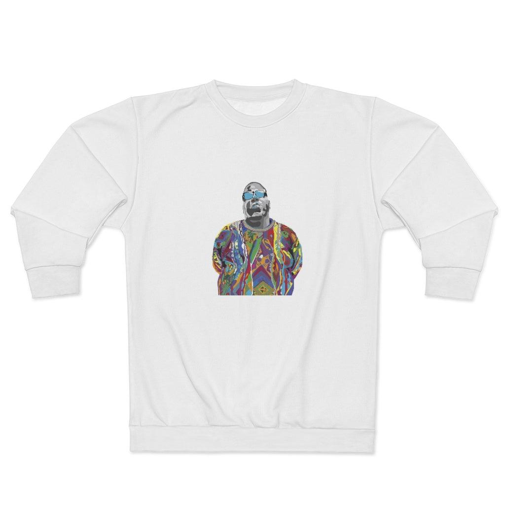 BIG COLOR  (WHITE) AOP Unisex Sweatshirt