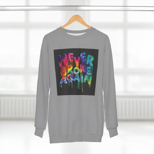 NEVER BROKE AGAIN (GRAY) AOP Unisex Sweatshirt