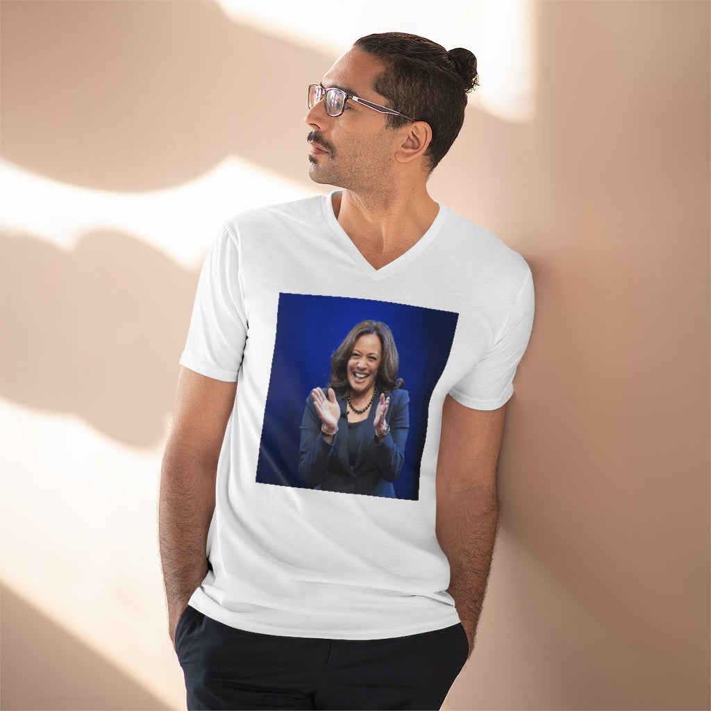 Come On Sister! Kamala Harris  Lightweight V-Neck Tee