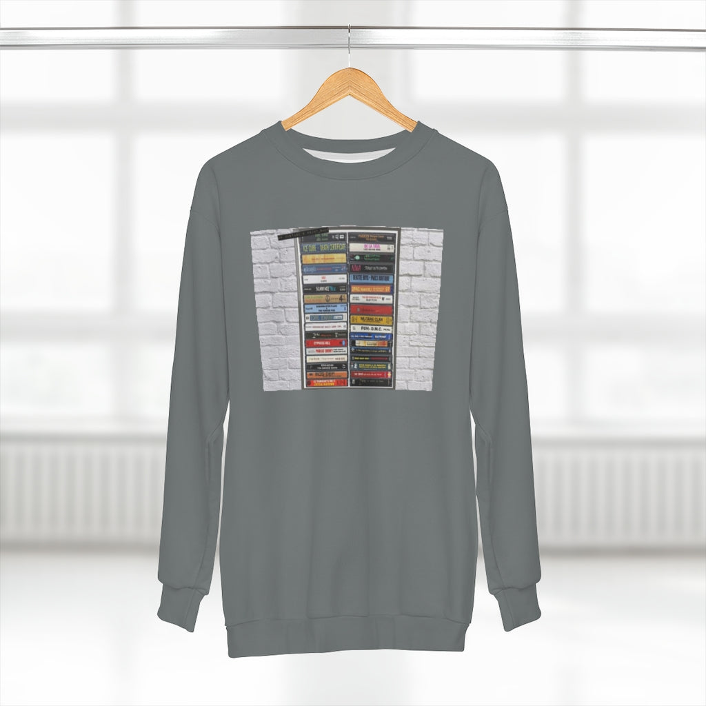 CLASSIC TAPES (Grey) AOP Unisex Sweatshirt