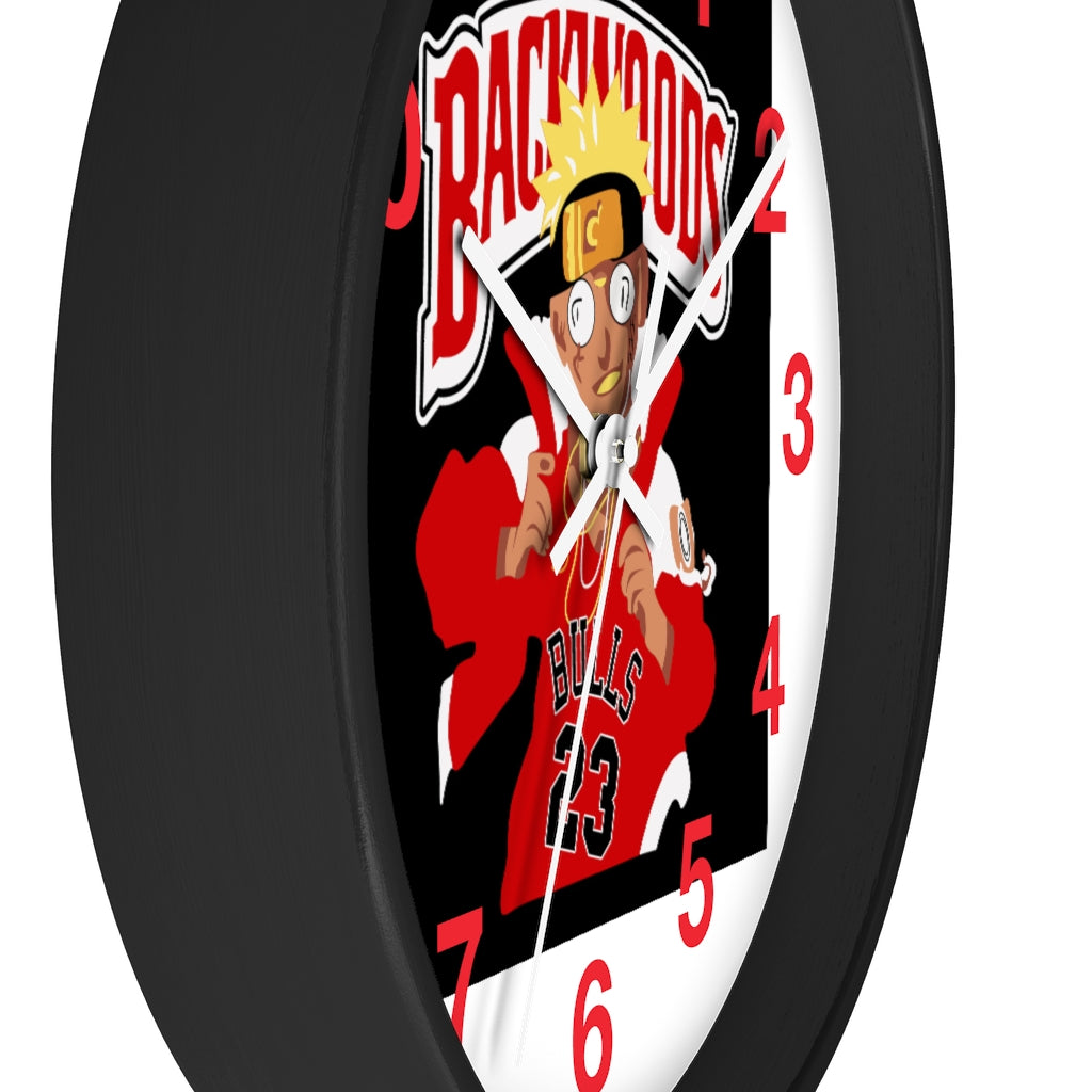 CHI-TOWN BACKWOOD Wall clock