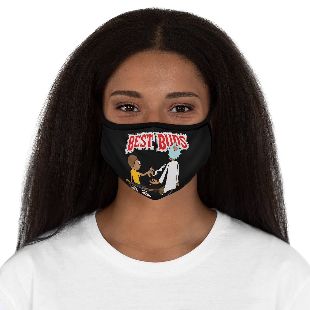 BEST BUDS FOUR TWENTY Fitted Polyester Face Mask