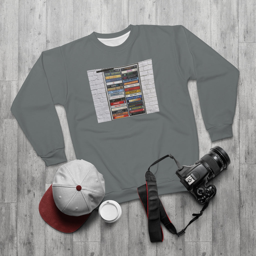 CLASSIC TAPES (Grey) AOP Unisex Sweatshirt