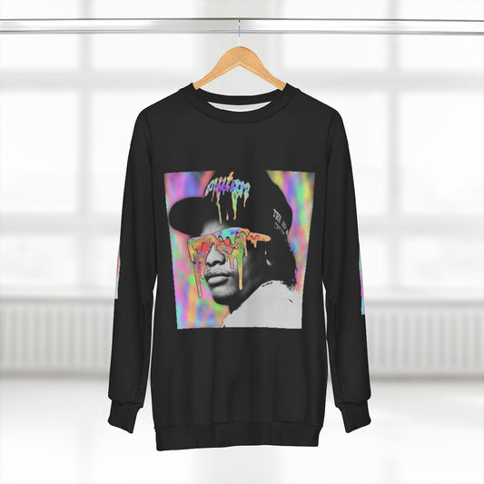 COLOR ME EAZY (BLACK) AOP Unisex Sweatshirt