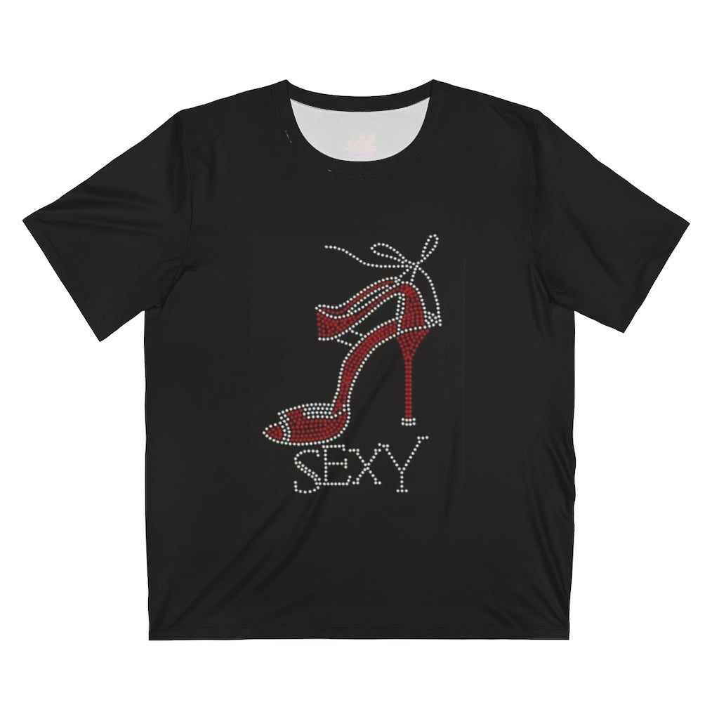 SEXY LADY (BLACK) .. All Over Print UNISEX T-Shirt