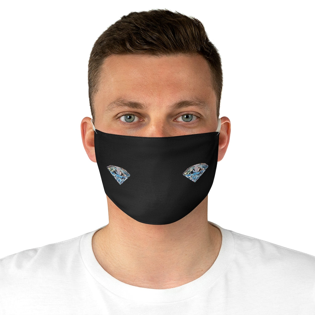 Diamonds  Fabric Face Mask