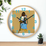 THROWBACK BABY BLUE COO Wall clock