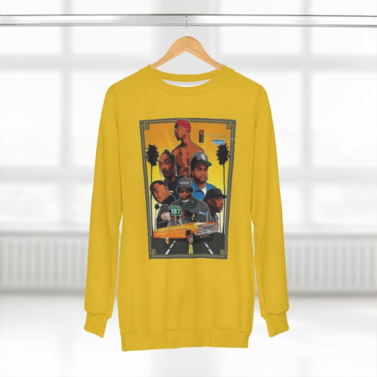 WEST COAST LEGENDS. (GOLD)  ..  AOP Unisex Sweatshirt