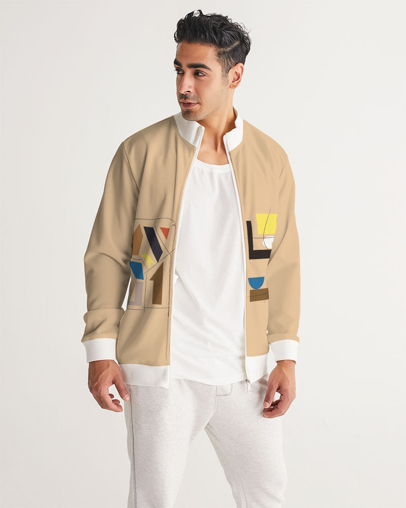 Neutral Color Men's Track Jacket