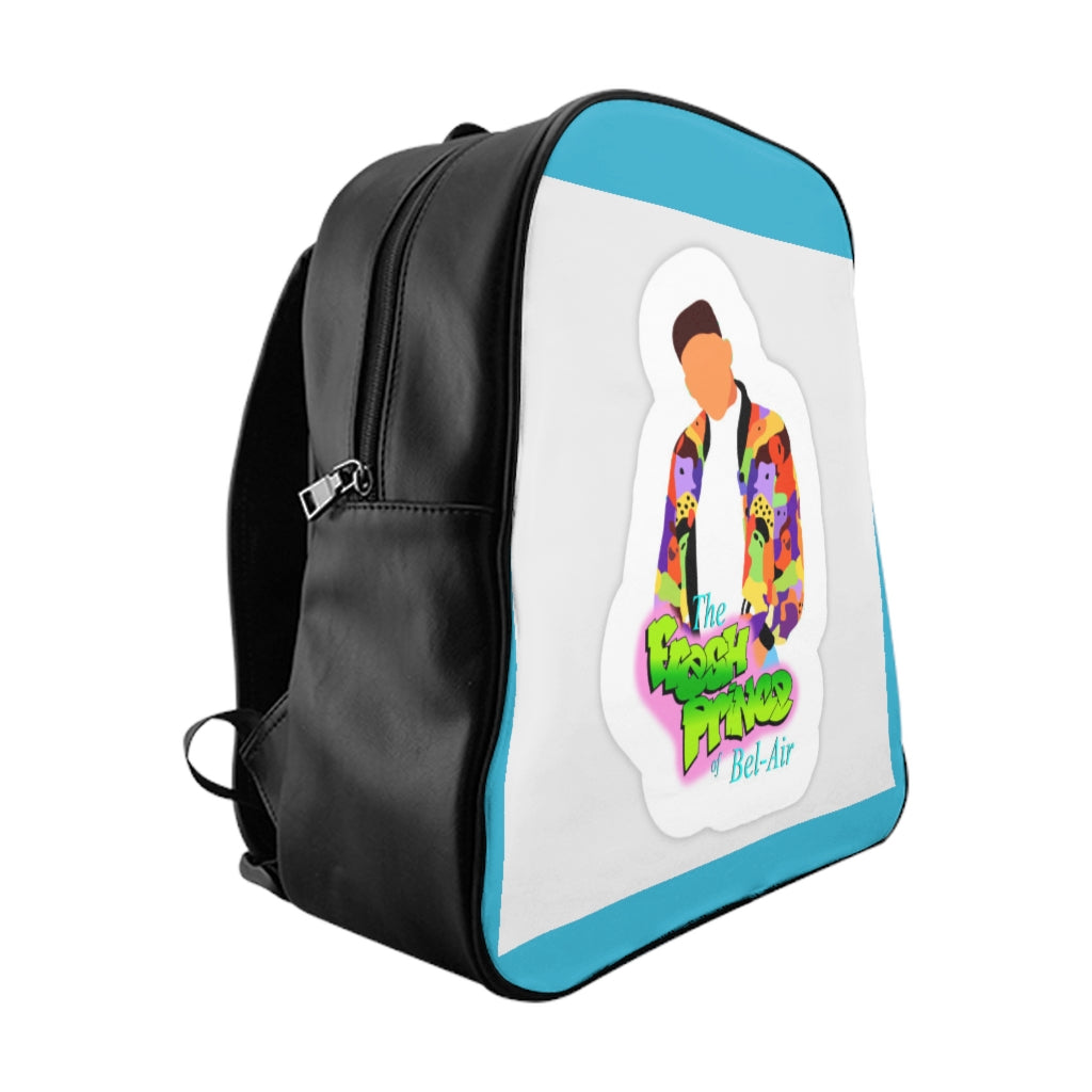 FRESH PRINCE Graphic LEATHER Backpack