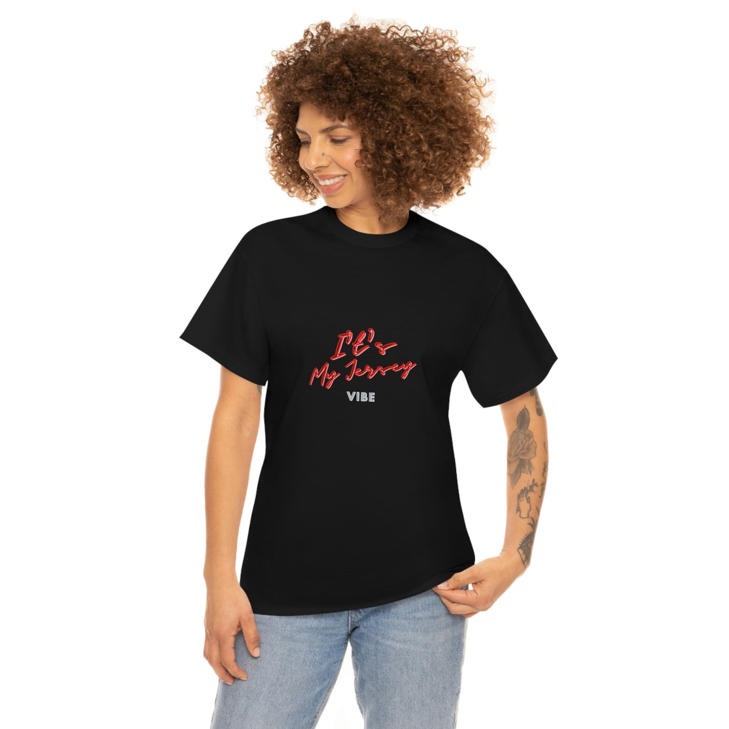 ITS MY JERSEY VIBE Unisex Heavy Cotton Tee