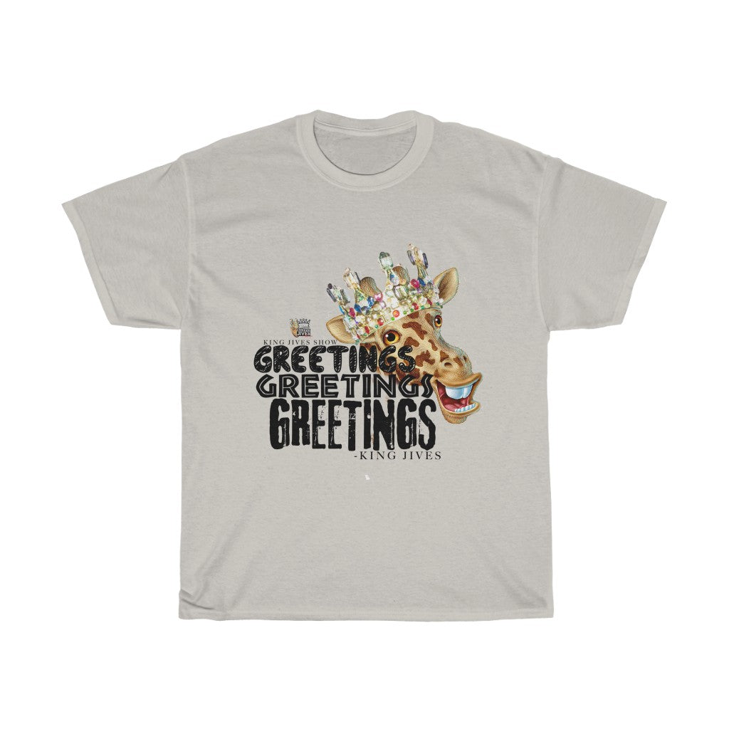 Greetings, Greetings O-Neck Unisex Cotton Tee