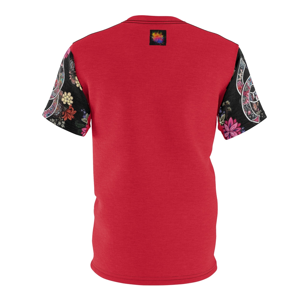 FLOWERS OF COUTURE  ( RED ) ..  All Over Tee