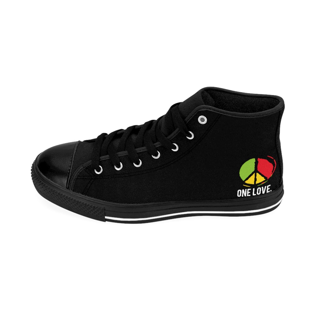 ONE LOVE. BLACK High-top Sneakers